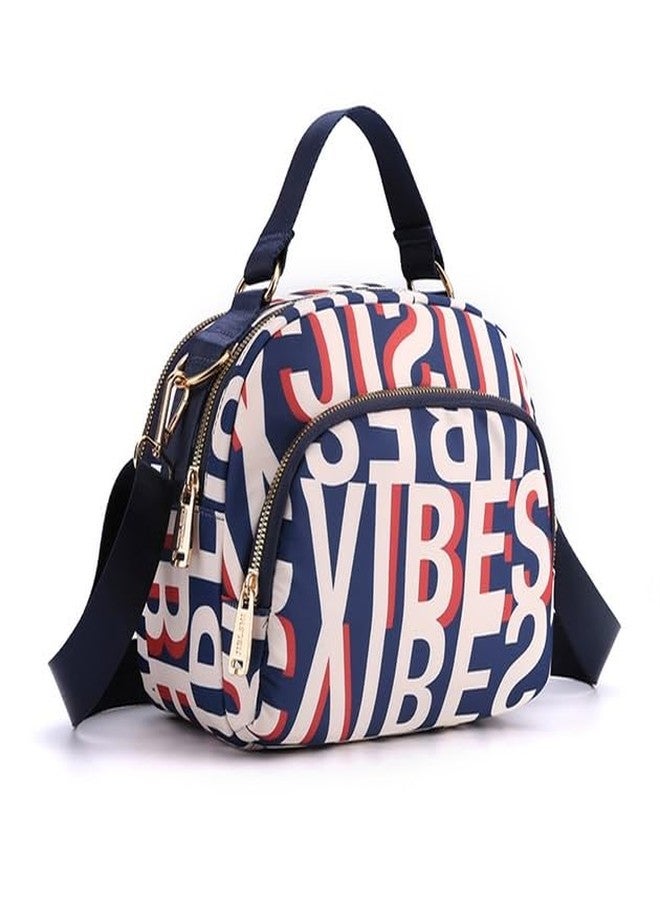 QBLYN Small Crossbody Purses and Handbags for Women,Multi Pocket,Multipurpose Shoulder Bag Crossbody Bag for Girls Women’ s Totes,Black colour bag/Premium solder bag/Premium women bag (Vibes) - Image 1